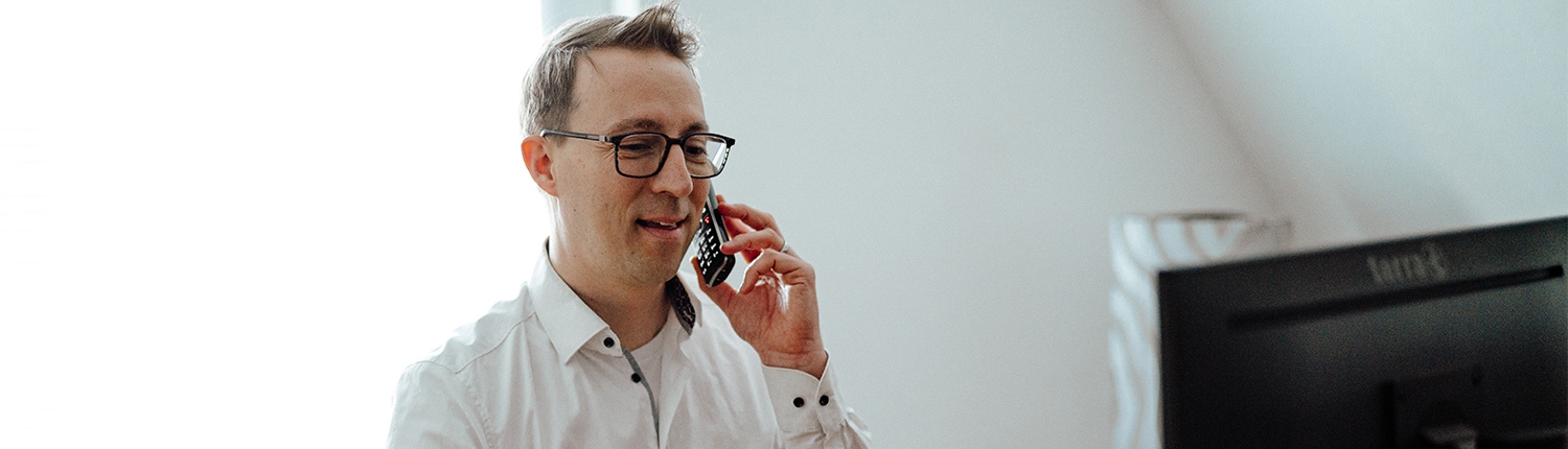 Björn Dornoff im Büro
