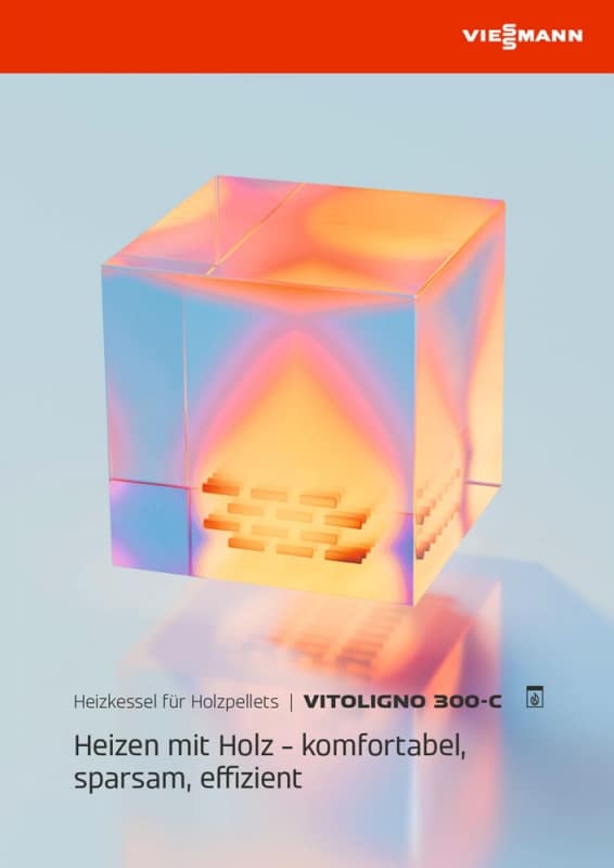 Broschüre PDF Heizen mit Holz – komfortabel, sparsam, effizient